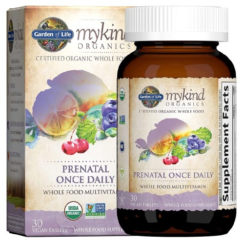 Garden of Life Mykind Organics Prenatal Once Daily, 30 Vegan Tablets